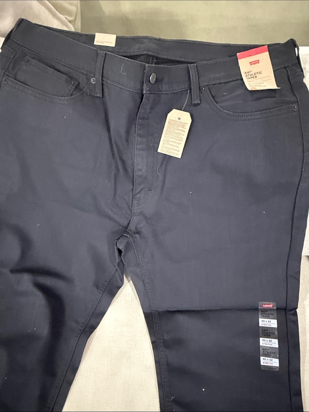 Levi's Men's Slim Straight Jeans in Navy Blue
